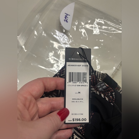 BCBG Maxazria Dress Sleeveless Mini Geometric Kaleidoscope Size Medium 8-10 New - Picture 6 of 8